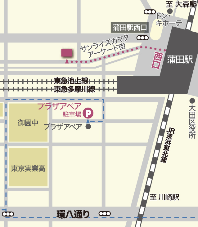近隣MAP 蒲田店
