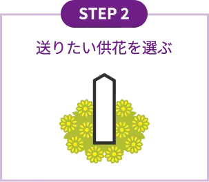 STEP2 送りたい供花を選ぶ