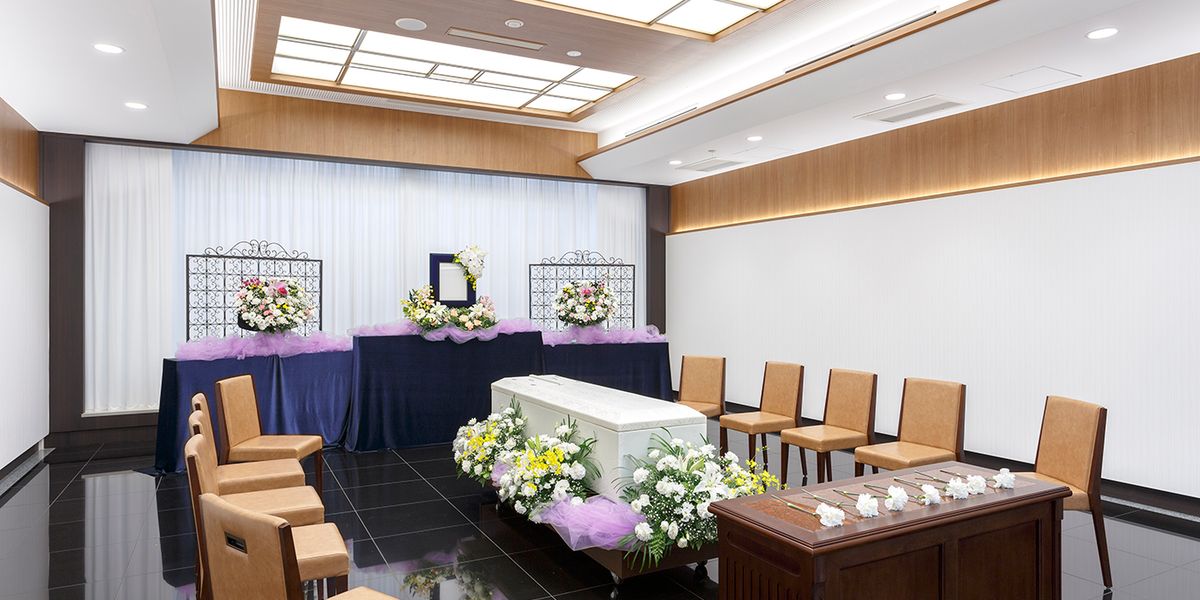 くらしの友 津田山総合斎場 1F式場 棺飾り サムネイル画像