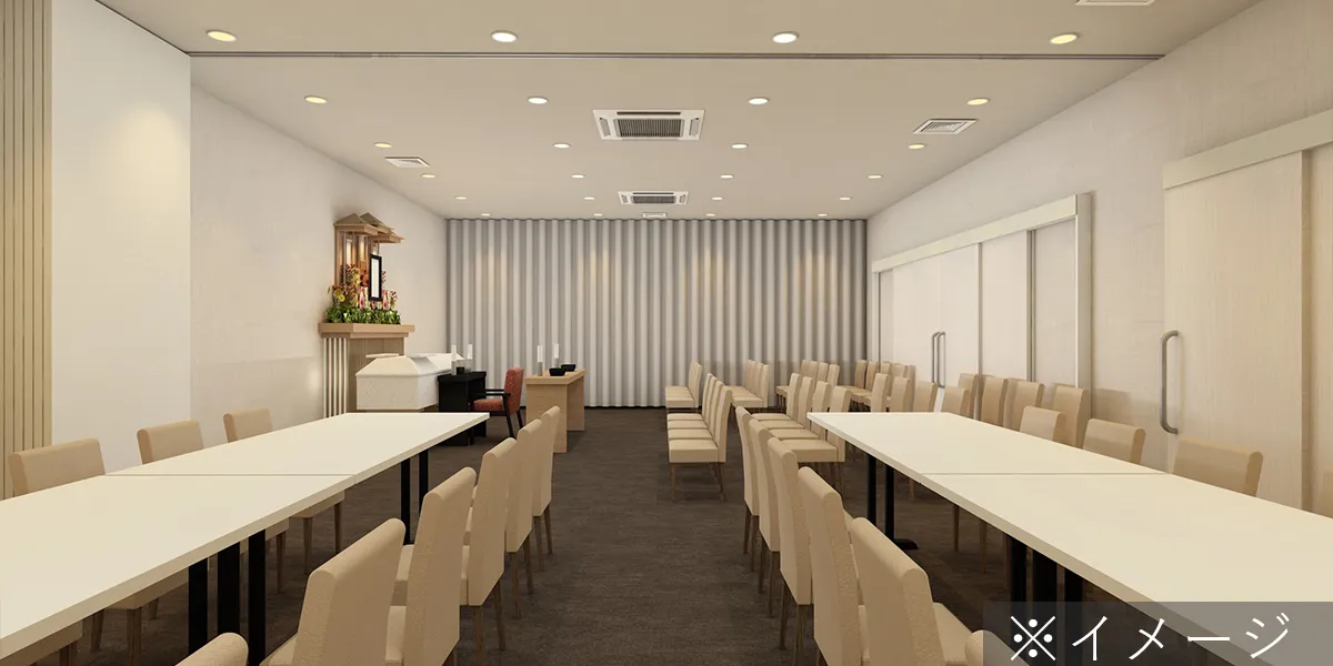 くらしの友 井荻ホール 井荻ホール_内観パース02